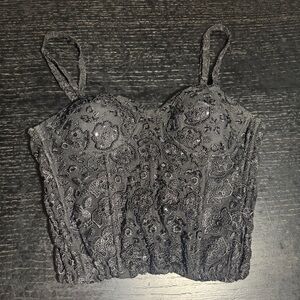 Elegant Beaded Cropped top